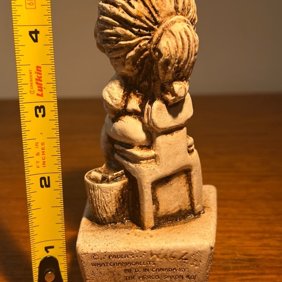 Vintage 1975 Paula Figurine made in Ontario Canada Boss Secretary W162 - Picture 3 of 3